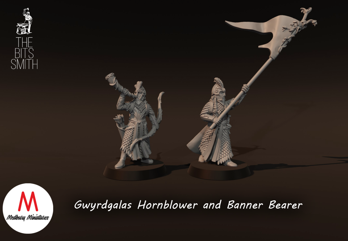 Gwyrdgalas Hornbläser und Bannerträger